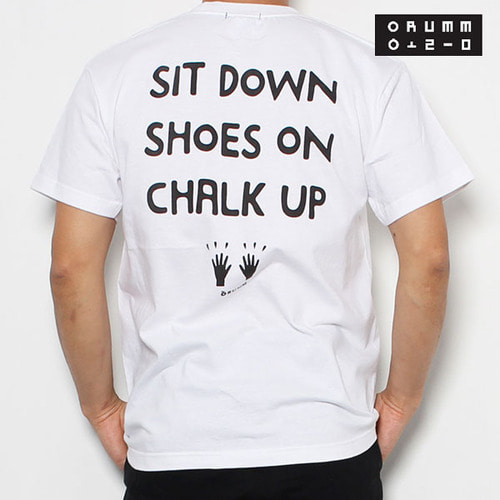 [오름] SIT DOWN SHOES ON CHALK UP 반팔 티셔츠