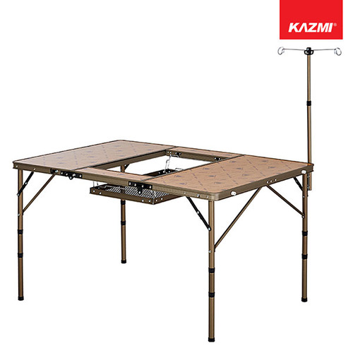 [카즈미] KAZMI 타이탄 3폴딩 BBQ 테이블+캐리백