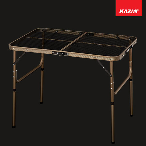 [카즈미] KAZMI 아이언메쉬 2폴딩 테이블