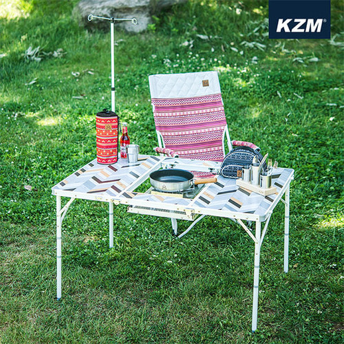 [카즈미] KAZMI 시그니처 3폴딩 BBQ 테이블
