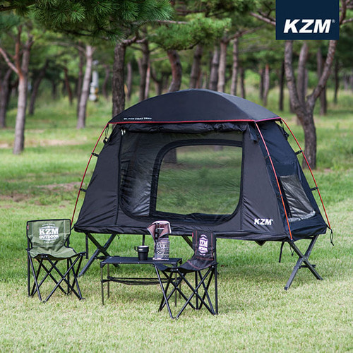 [카즈미] KAZMI 블랙 코트 텐트 KZM