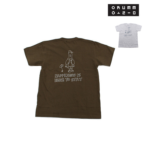 [오름] ORUMM 해피퍼피맨 1/2슬리브 티셔츠