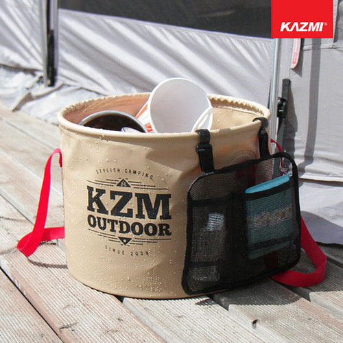 [카즈미] KAZMI 캠핑 씽크볼 27L 설거지통