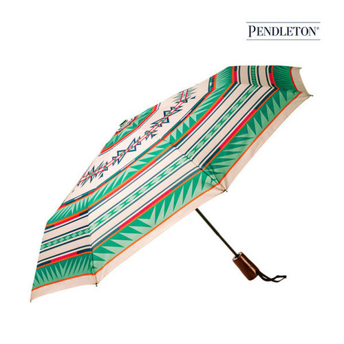 [펜들턴] Pendleton 3단 반자동 우산 터쿼이즈 릿지