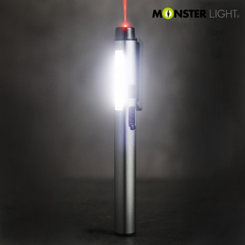 [몬스터라이트] MPZ150 휴대용 마그네틱 레이저 LED 펜라이트